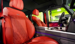 2022 Mercedes AMG G63 Red Seat View